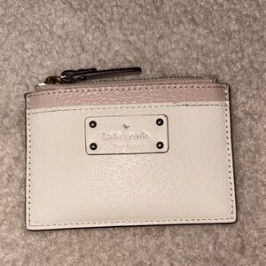 Kate Spade Cream and Beige Card Wallet